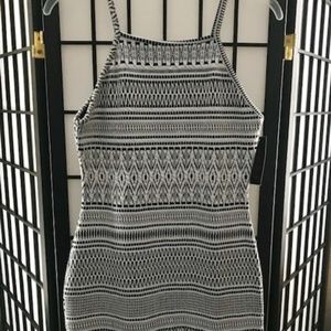 Black/White Tribal Bodycon Dress